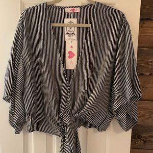 NWT buddy love muse tie top